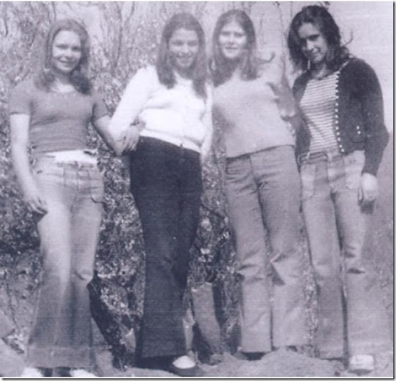195X. Carmen Rosa, Teresa, Nieves Luz, Ana Gloria