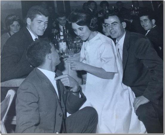 1965. Celebraci&oacute;n boda de Luz Mar&iacute;a Hdez.