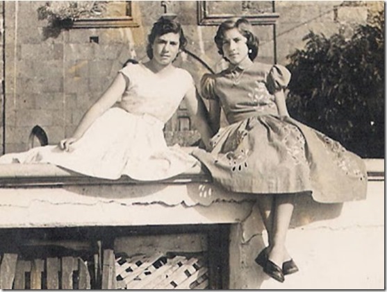 195X. Eridania y Carmen Celia