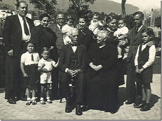 1940. Familia Capote Pino y C&aacute;mara